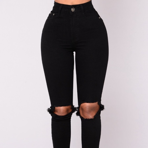 Fashion Nova High Rise Jeans - Picture 3 of 5